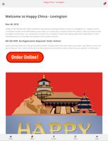 Happy China Lexington Online Ordering 스크린샷 3