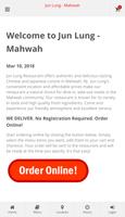 Jun Lung Mahwah Online Ordering โปสเตอร์