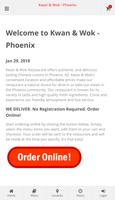 Kwan & Wok - Phoenix Online Ordering Affiche