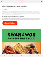 Kwan & Wok - Phoenix Online Ordering capture d'écran 3
