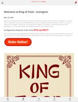 King of Food Lexington Online Ordering capture d'écran 3
