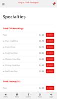 King of Food Lexington Online Ordering capture d'écran 1