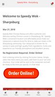 Speedy Wok Sharpsburg Online Ordering poster