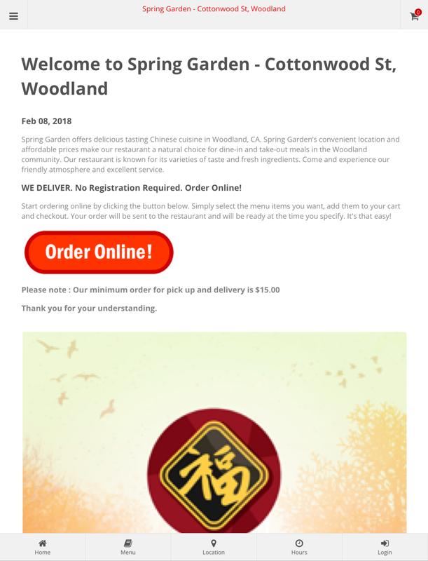 Spring Garden Woodland Online Ordering For Android Apk Spring Garden Woodland Online Ordering تصوير الشاشة 6