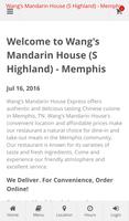 Wang's Mandarin House Memphis Affiche