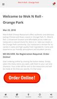 Wok N Roll Orange Park Online Ordering Plakat