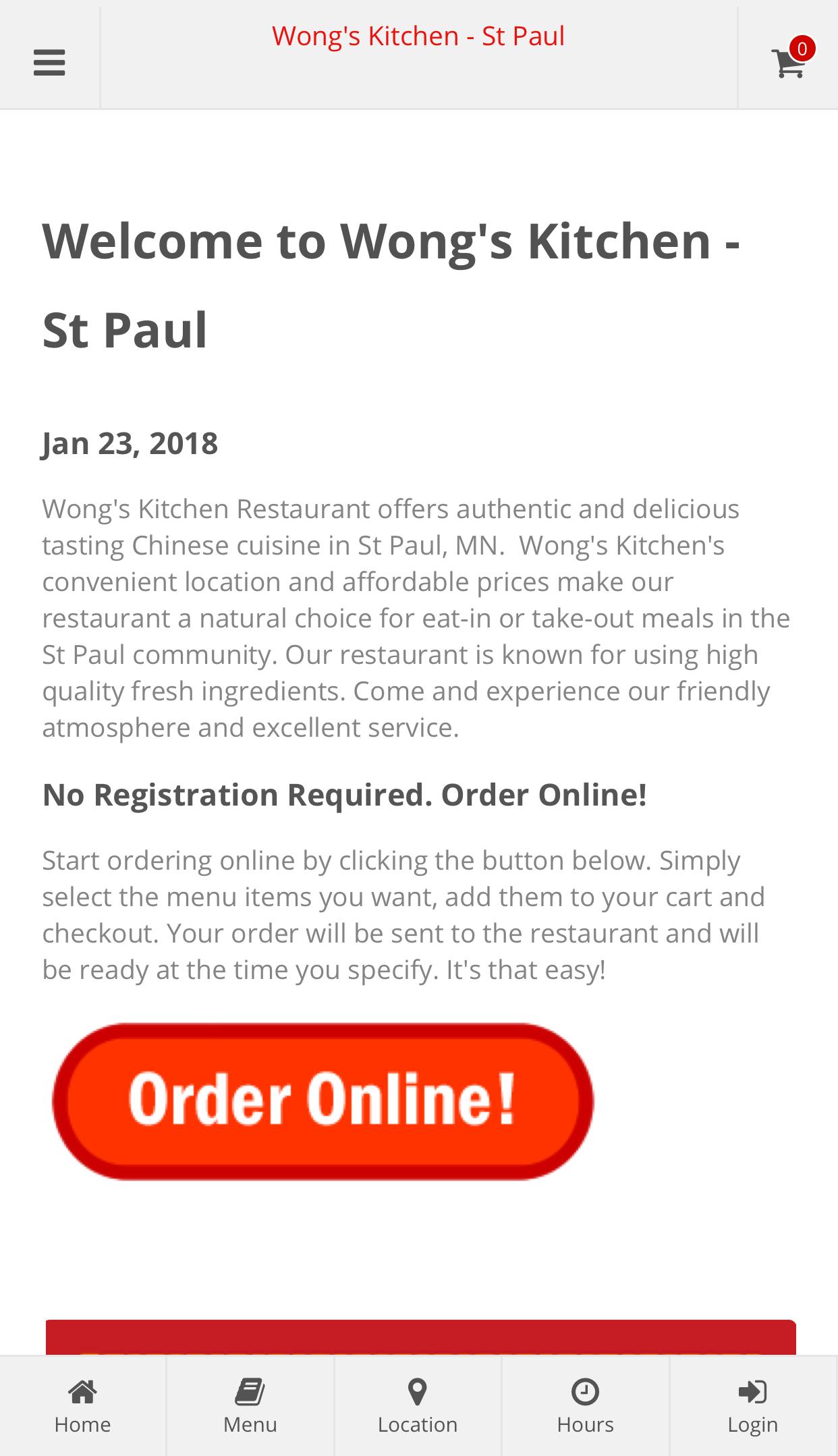 Wongs Kitchen St Paul Online Ordering For Android APK Download