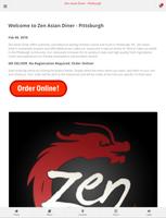 Zen Asian Diner Pittsburgh Online Ordering ảnh chụp màn hình 3
