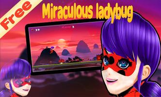 Ladybug The Hero Chibi Miracul постер