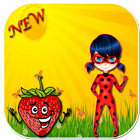 Hero ladybug chibi run free icône