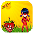 Hero ladybug chibi run free biểu tượng