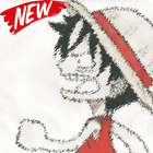 Chibi One Luffy Wallpaper HD icône