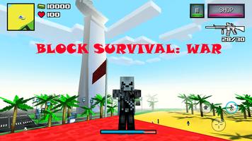 Block Survival: War-poster