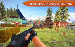 Chicken Shooting 3D Attack capture d'écran 1