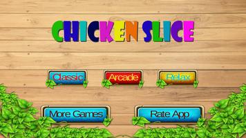 Poster Chicken Slice - Ninja Game