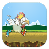 آیکون‌ chicken run and jump