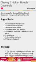 Chicken Noodle Recipes Full capture d'écran 2