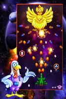 Chicken Galaxy Shooter Affiche