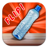 water bottle flip game  icon