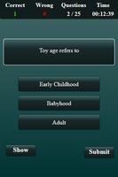 Child development and pedagogy quiz تصوير الشاشة 2