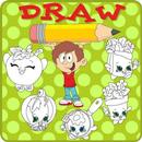 How to draw Cute Food-APK