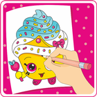 Learn paint and draw Cute Food biểu tượng