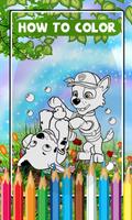 Learn Coloring Paw Patrol For Kids تصوير الشاشة 2