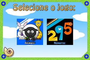 Números e Animais Educando Bebê captura de pantalla 1