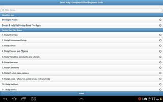 Learn Ruby Offline imagem de tela 2