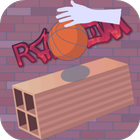 Basket-ball libre de lancer de cerceaux icône