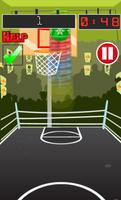 Basket-ball libre de lancer de cerceaux capture d'écran 3