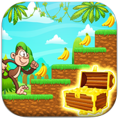 Monkey chilis Banana kong Run icon