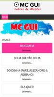 Letras de Mc Gui Affiche