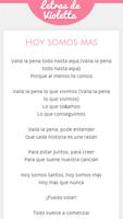 Letras de Violetta screenshot 2