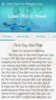 Diet Plan - Weight Loss in 7 days capture d'écran 2