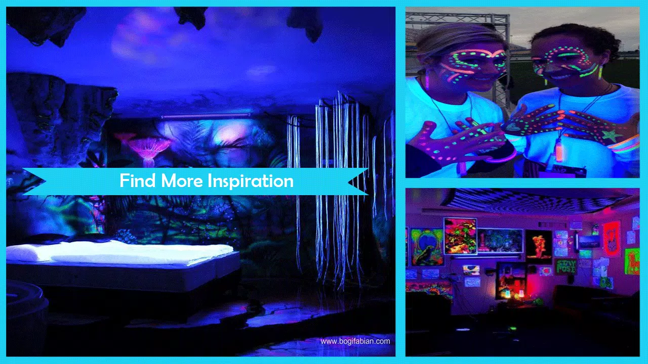 Glow in the dark room stuff