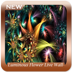 Leuchtende Blume Live Wallpaper Zeichen