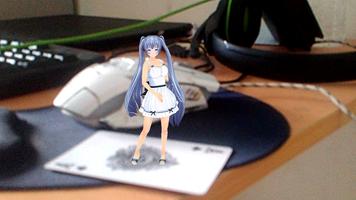 Waifu 3D AR Show captura de pantalla 1