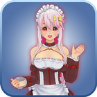 Maid 3D Hologram icon