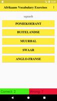 Afrikaans Vocabulary Exercise poster