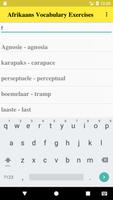 Afrikaans Vocabulary Exercise screenshot 2