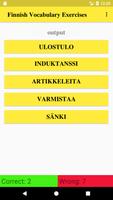 Finnish Vocabulary Exercise poster