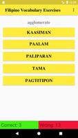 Filipino Vocabulary Exercise ảnh chụp màn hình 1