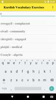 Kurdish Vocabulary Exercise ảnh chụp màn hình 2