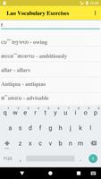 Lao Vocabulary Exercise screenshot 2