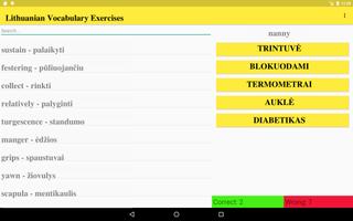 Lithuanian Vocabulary Exercise ảnh chụp màn hình 3