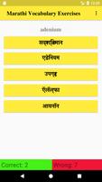 Marathi Vocabulary Exercise poster