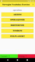 Norwegian Vocabulary Exercise poster