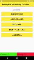 Portuguese Vocabulary Exercise ảnh chụp màn hình 1
