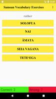 Samoan Vocabulary Exercise poster